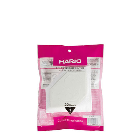 Hario My Cafe Drip Filter 01 - White 22 Sheets
