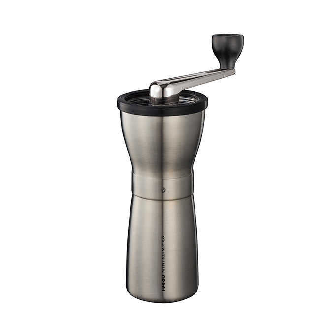 Hario Ceramic Coffee Grinder Mini-Slim PRO - Stainless Steel